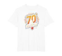 Cadeau d'anniversaire 70 Ans pour Homme - 70 & Still Rockin' T-Shirt, Homme Grandes Tailles, Blanc, 4X Tall
