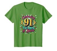 Cadeau d'anniversaire 91 Ans : célébration des années de Sass T-Shirt, Enfant, Herbe, 2 Ans