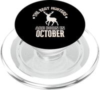 Cadeau d'anniversaire Best Hunters are Born in October PopSockets PopGrip pour MagSafe