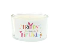 Cadeau d'anniversaire | Bougies de soja Jar de soja | Bougies Happy Birthday pratiques et élégantes pour mère et petite amie