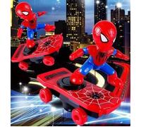 cadeau d'anniversaire ideal garçon Spiderman sur Skateboard Électronique - L’Aventure Éclairée et Sonore ! son et lumière 360°
