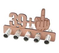 Cadeau d'anniversaire,Idée Cadeau Créative,Décorations en Bois,40ème Cadeaux en Argent en Bois,Cadeau en Bois,Tirelires en Bois, Livres d'or,N+1 Ans D'anniversaire Cadeaux pour Amis et Famille