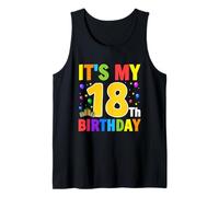 Cadeau d'anniversaire « It's My 18th Birthday » pour Adolescents de 18 Ans Débardeur