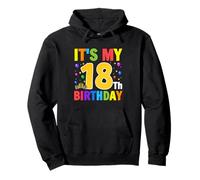 Cadeau d'anniversaire « It's My 18th Birthday » pour Adolescents de 18 Ans Sweat à Capuche
