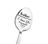 Cadeau d'anniversaire Little Big Brother pour homme, frère, I Love You, cuillère pour beau-frère, cadeau de Noël pour les amateurs de café, de thé, meilleur frère, cadeau de sœur et frère
