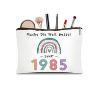 CoCoCherry 40e anniversaire femmes - 40e anniversaire femme trousse de maquillage femme 40 cadeaux d'anniversaire femmes cadeaux d'anniversaire (1985, 1985, 1985