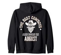 Cadeau d'anniversaire pour garçon Best Cowboys are Born in August Western Sweat à Capuche