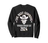 Cadeau d'anniversaire pour garçon Best Cowboys Were Born in 2024 Sweatshirt