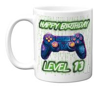 Cadeau d'anniversaire pour homme et femme, cadeau de jeu épique, cadeaux de jeu, tasses amusantes parfaites pour treize treizième anniversaire, tasses à café en céramique de 325 ml