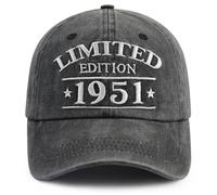 Cadeau d'anniversaire pour homme et femme, édition limitée 1951, décorations d'anniversaire de 74 ans, cadeau de départ à la retraite pour papa, maman, grand-père, grand-mère, noir