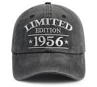 Cadeau d'anniversaire pour homme et femme, édition limitée 1956, décorations d'anniversaire de 69 ans, cadeau de retraite pour papa, maman, grand-père, grand-mère, noir