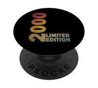 Cadeau d'anniversaire pour Homme et Femme né en 2000 tournant 26 Ans PopSockets PopGrip Adhésif