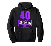 Cadeau d'anniversaire Queen 40 Ans 40e Anniversaire Femme Sweat à Capuche