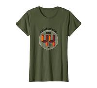 Cadeau d'anniversaire rétro avec Inscription « Keep It Real Since '44 » T-Shirt, Femme, Olive, L