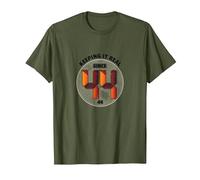Cadeau d'anniversaire rétro avec Inscription « Keep It Real Since '44 » T-Shirt, Homme, Olive, M