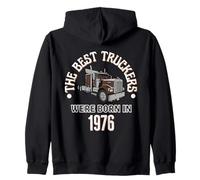 Cadeau d'anniversaire The Best Trucker Drivers Were Born in 1976 Sweat à Capuche