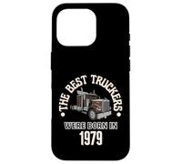 Cadeau d'anniversaire The Best Trucker Drivers Were Born in 1979 Coque pour iPhone 16 Pro