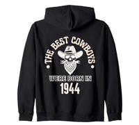 Cadeau d'anniversaire Western pour garçon Les Meilleurs Cowboys sont nés en 1944 Sweat à Capuche