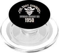 Cadeau d'anniversaire Western pour garçon Les Meilleurs Cowboys sont nés en 1950 PopSockets PopGrip pour MagSafe