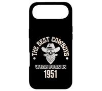 Cadeau d'anniversaire Western pour garçon Les Meilleurs Cowboys sont nés en 1951 Coque pour iPhone Air