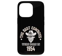 Cadeau d'anniversaire Western pour garçon Les Meilleurs Cowboys sont nés en 1954 Coque pour iPhone 13 Pro