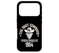 Cadeau d'anniversaire Western pour garçon Les Meilleurs Cowboys sont nés en 1954 Coque pour iPhone 17 Pro