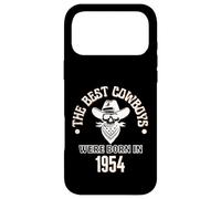 Cadeau d'anniversaire Western pour garçon Les Meilleurs Cowboys sont nés en 1954 Coque pour iPhone 17 Pro Max