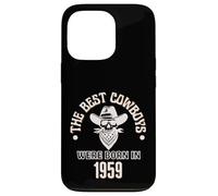 Cadeau d'anniversaire Western pour garçon Les Meilleurs Cowboys sont nés en 1959 Coque pour iPhone 13 Pro