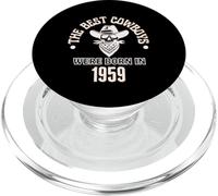 Cadeau d'anniversaire Western pour garçon Les Meilleurs Cowboys sont nés en 1959 PopSockets PopGrip pour MagSafe