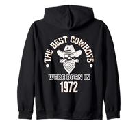 Cadeau d'anniversaire Western pour garçon Les Meilleurs Cowboys sont nés en 1972 Sweat à Capuche