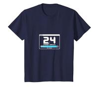 Cadeau de 24e Anniversaire : Mise à Niveau complète du Jeu T-Shirt, Enfant, Bleu Marine, 2 Ans