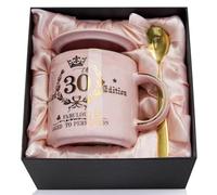 Cadeau de 30e anniversaire pour femme, fabuleuse édition limitée, 414 ml, motif doré, passe au micro-ondes et au lave-vaisselle, cadeau unique pour meilleure amie, collègue, joliment boîte cadeau.