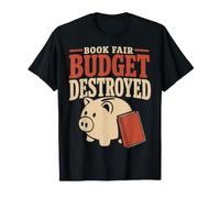 Cadeau de bibliothécaire financièrement Victime d'une Foire du Livre T-Shirt