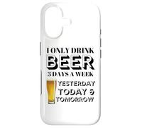 Cadeau de bière pour Lui - Je ne Bois Que de la bière 3 Jours par Semaine Coque pour iPhone 17
