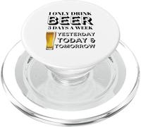 Cadeau de bière pour Lui - Je ne Bois Que de la bière 3 Jours par Semaine PopSockets PopGrip pour MagSafe