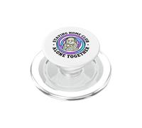 Cadeau de café rétro Ghost Staying Home Club Alone Together PopSockets PopGrip pour MagSafe