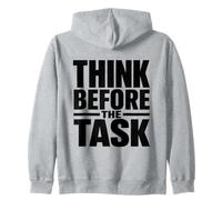 Cadeau de Campagne Pensez Avant la tâche Culture de sécurité au Travail Sweat à Capuche