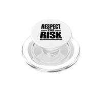Cadeau de Campagne Respectez Le Risque, santé et sécurité au Travail PopSockets PopGrip pour MagSafe