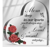 Cadeau de condoléances pour la perte de maman, cadeaux commémoratifs pour la perte d'un être cher, plaque en mémoire de maman, panneau décoratif funéraire