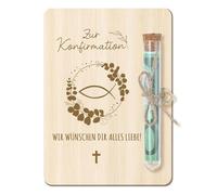 Cadeau de confirmation, cadeau de confirmation, emballage d'argent pour filles et garçons, emballage cadeau d'argent, enveloppe de qualité supérieure et corde de chanvre, idéal pour un anniversaire