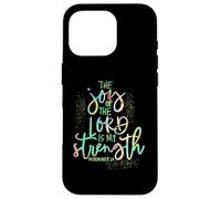 Cadeau de Confirmation « The Joy of The Lord is My Strength » Coque pour iPhone 16 Pro