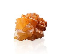 Cadeau de cristal naturel grappe ornement pierre brute cristal roche décor à la maison pierres naturelles ZoCzkgzd (Color : Orange Yellow, Size : 450-500g)