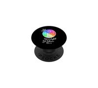 Cadeau de culte chrétien Loup Arc-en-Ciel Laissez Votre lumière Briller PopSockets PopGrip Adhésif