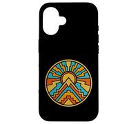 Cadeau de Culture amérindienne autochtone Sun Mountain Coque pour iPhone 16