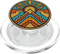 Cadeau de Culture amérindienne autochtone Sun Mountain PopSockets PopGrip pour MagSafe