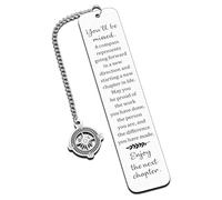 Cadeau de départ de collègue pour femme, cadeau d'adieu pour collègue, amie, infirmière, patron, enseignant, employé, boussole, marque-page « You Will Be Missed » - Cadeau de retraite pour femme