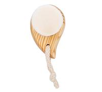 Cadeau de fête des mères Brosse manuelle ultra douce pour le visage, brosse nettoyante pour le visage à manche en bois manche bois brosse visage nettoyeur visage pour tout les types de peau