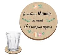 Cadeau De Fête des Mères,Cadeau Mamie,Cadeau Grand Mere,Cadeau pour Mamie,Cadeaux Mamie,Cadeau pour Ca Mamie,Dessous de Verre,Cadeaux pour Mamie,Mamie Cadeau,Cadeau Mamie Original (mamie2)