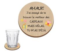 Cadeau De Fête des Mères,Cadeau Mamie,Cadeau Grand Mere,Cadeau pour Mamie,Cadeaux Mamie,Cadeau pour Ca Mamie,Dessous de Verre,Cadeaux pour Mamie,Mamie Cadeau,Cadeau Mamie Original (mamie1)
