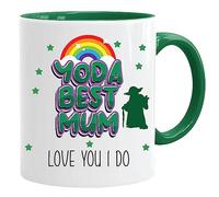 Cadeau de fête des mères tasse | Yoda Best Mum | Cadeau Anniversaire | Fête des Mères Mug Idées cadeaux Femme